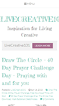 Mobile Screenshot of livecreative101.com